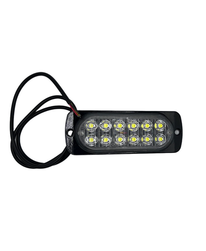 12 LED Waterproof White Strobe light with 15 Patterns