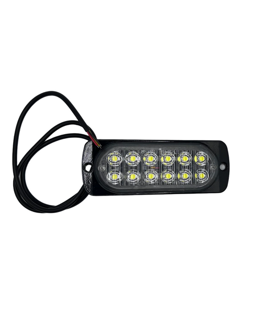 12 LED Waterproof White Strobe light with 15 Patterns