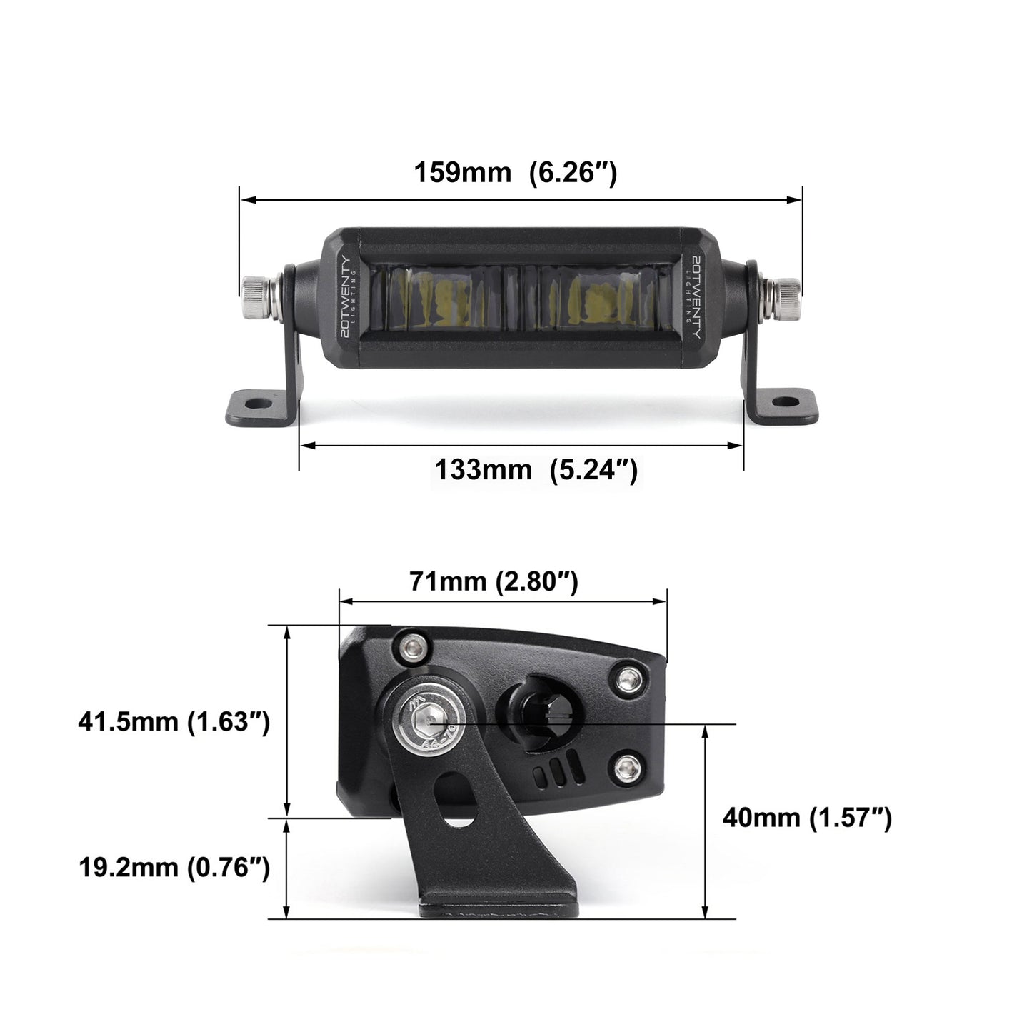 5" Orion light bar by 20Twenty