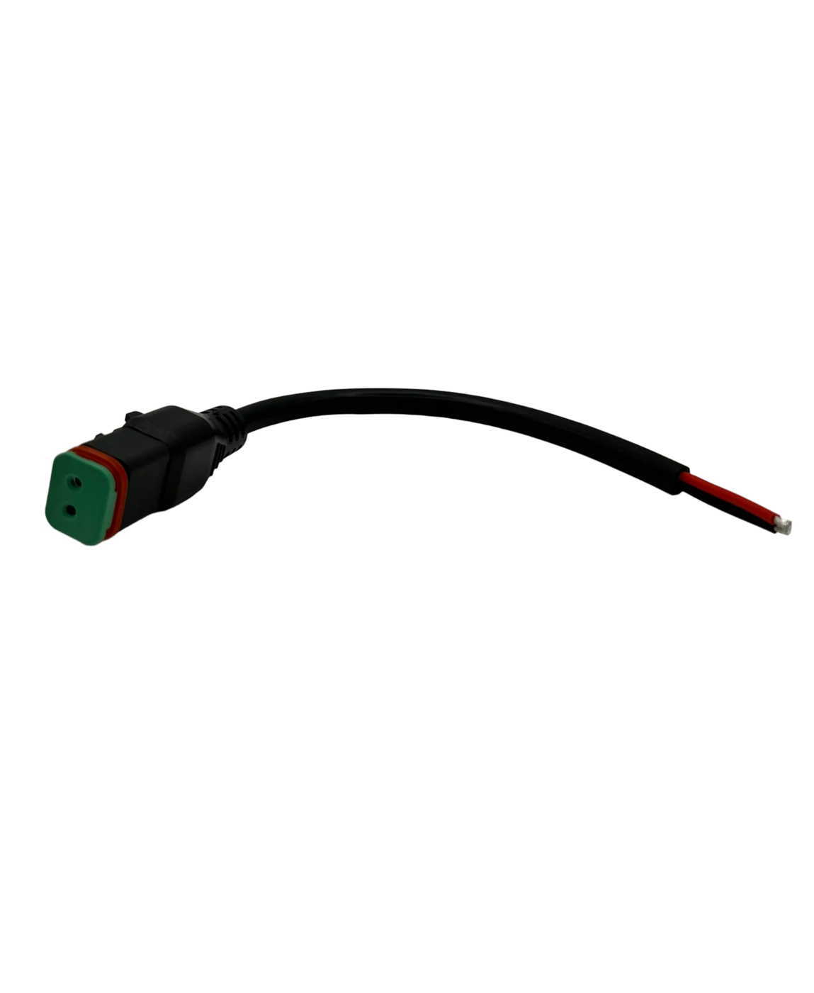 Male DT Plug to bare wires (2-pin)