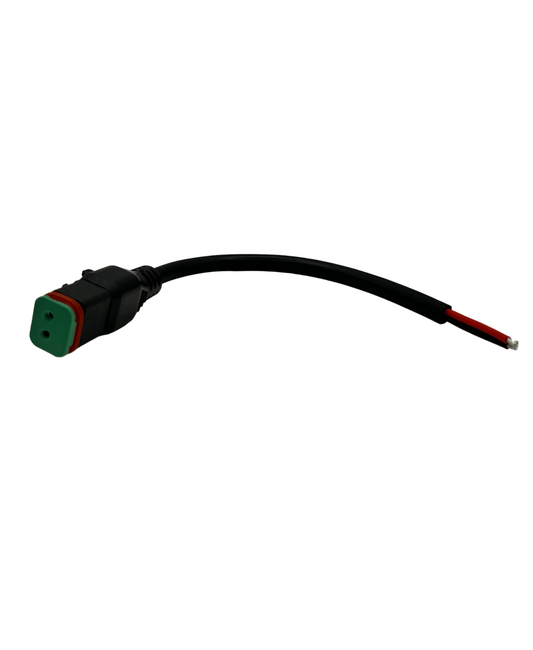 Male DT Plug to bare wires (2-pin)